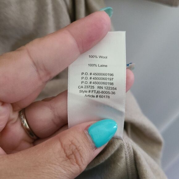 Aritzia The Group Babaton 100% Wool Drawstring waist Dress sz S - Picture 5 of 9